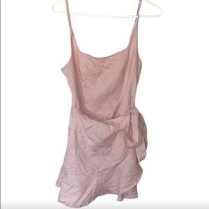 Princess Polly Pink Wrap Dress